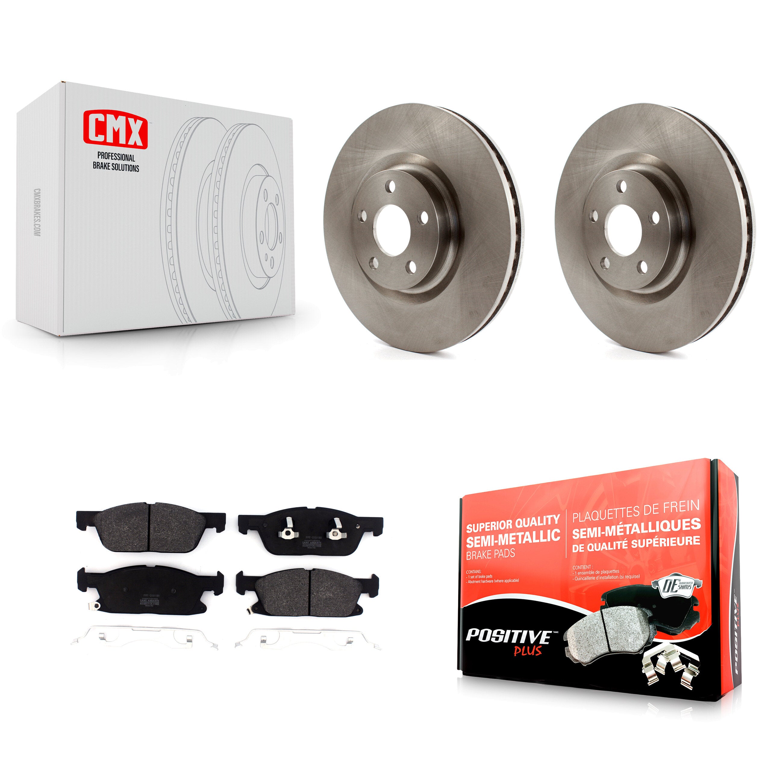 Transit Auto K8F-102489 Disc Brake Kit for 2017-2020 Lincoln Continental - Front product image