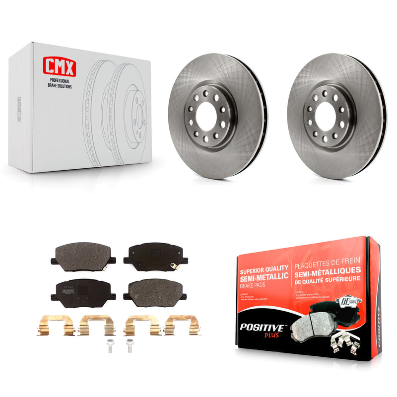 Transit Auto K8F-102491 Disc Brake Kit for 2015-2022 Jeep Compass, Fiat 500X, Jeep Renegade - Front product image