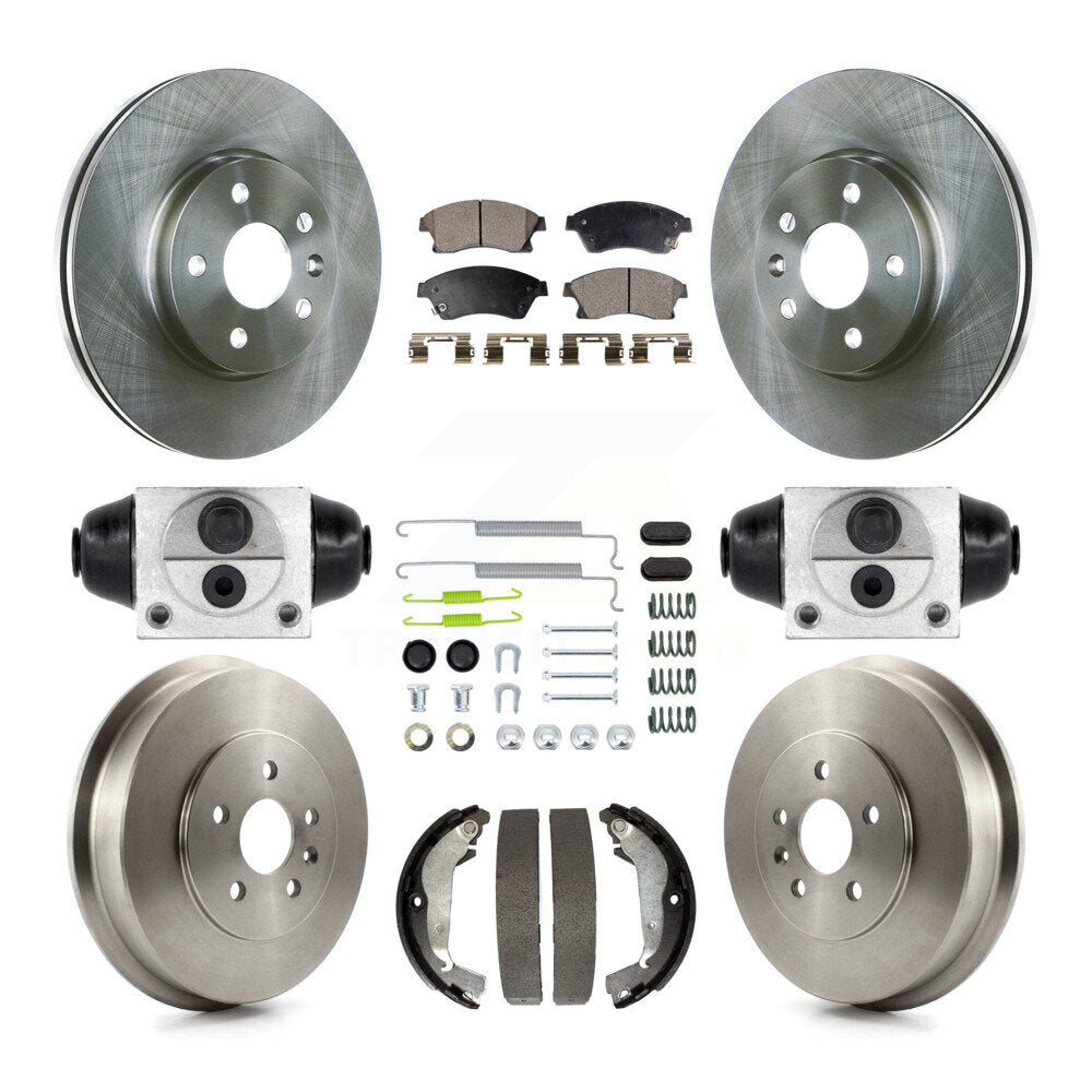Transit Auto K8F-102509 Disc Brake Kit for 2011-2016 Chevrolet Cruze Limited, Chevrolet Cruze - Front and Rear product image
