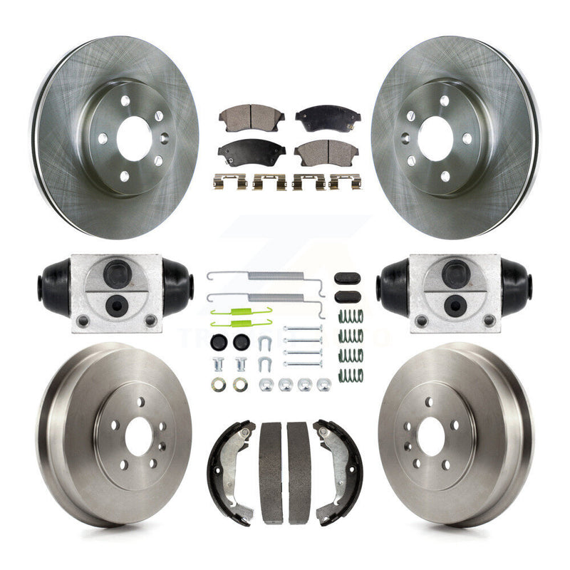 Transit Auto K8F-102509 Disc Brake Kit for 2011-2016 Chevrolet Cruze Limited, Chevrolet Cruze - Front and Rear product image