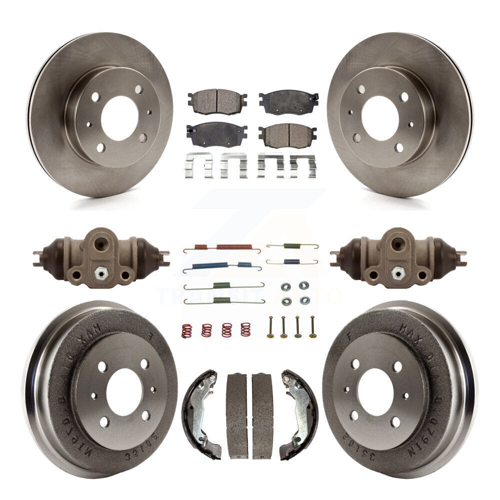 Transit Auto K8F-102527 Disc Brake Kit for 2006 Hyundai Accent - Front and Rear product image