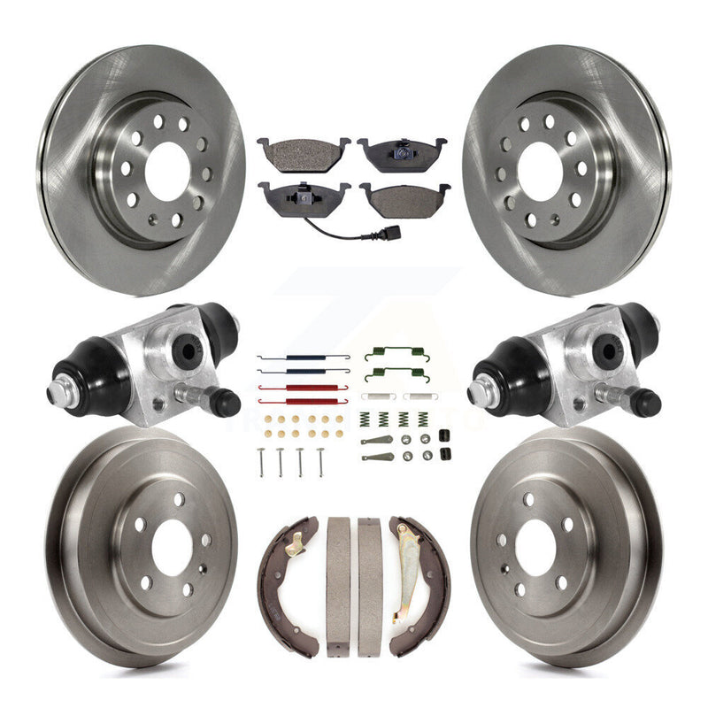 Transit Auto K8F-102533 Disc Brake Kit for 2011-2012 Volkswagen Jetta - Front and Rear product image