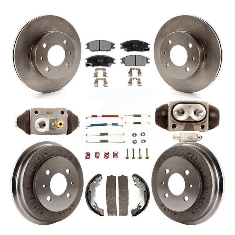 Transit Auto K8F-102545 Disc Brake Kit for 2003-2005 Hyundai Accent - Front and Rear product image