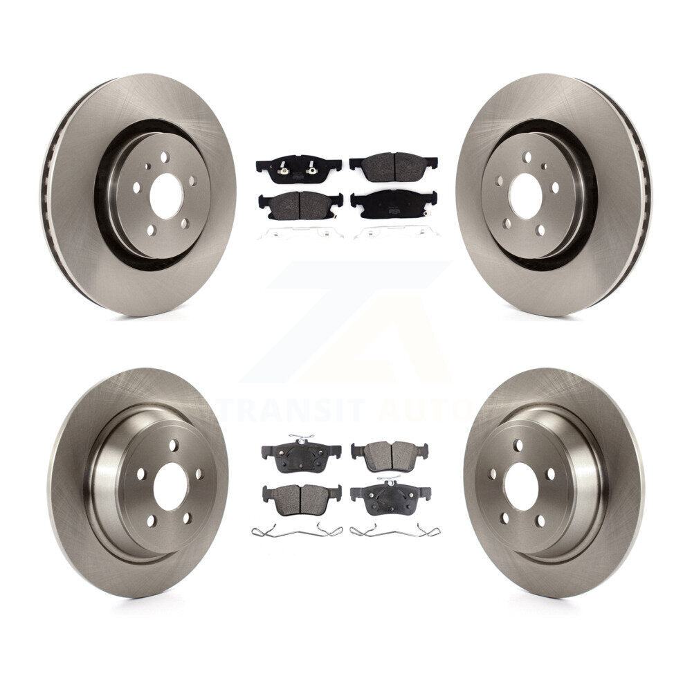Transit Auto K8F-102553 Disc Brake Kit for 2017-2020 Lincoln Continental, Ford Fusion, Lincoln MKZ - Front and Rear product image