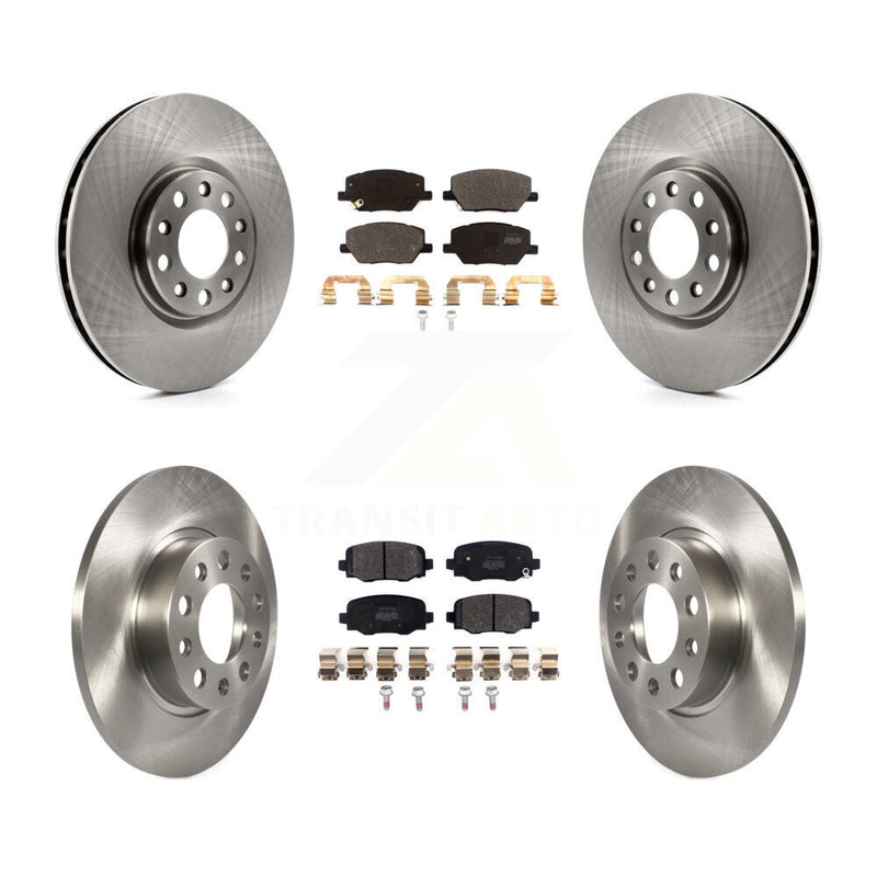 Transit Auto K8F-102554 Disc Brake Kit for 2015-2022 Fiat 500X, Jeep Renegade - Front and Rear product image