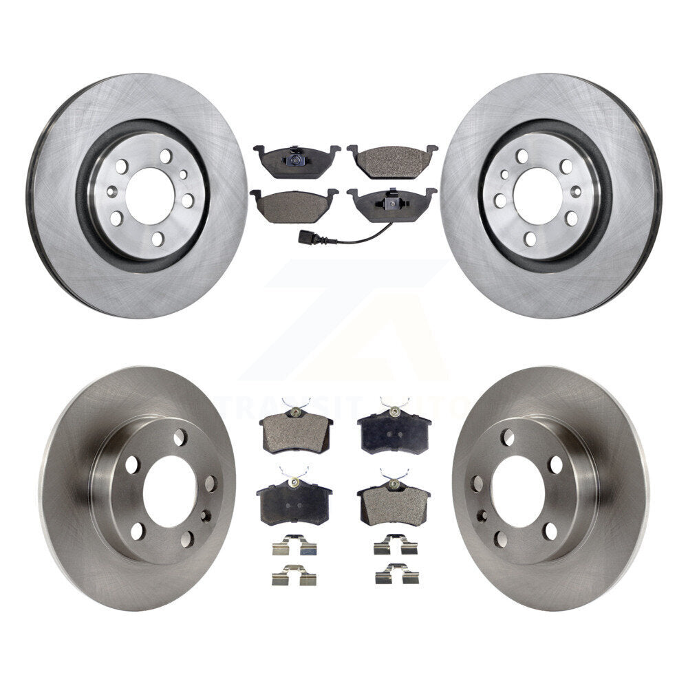 Transit Auto K8F-102558 Disc Brake Kit for 2007-2010 Volkswagen Beetle - Front and Rear product image