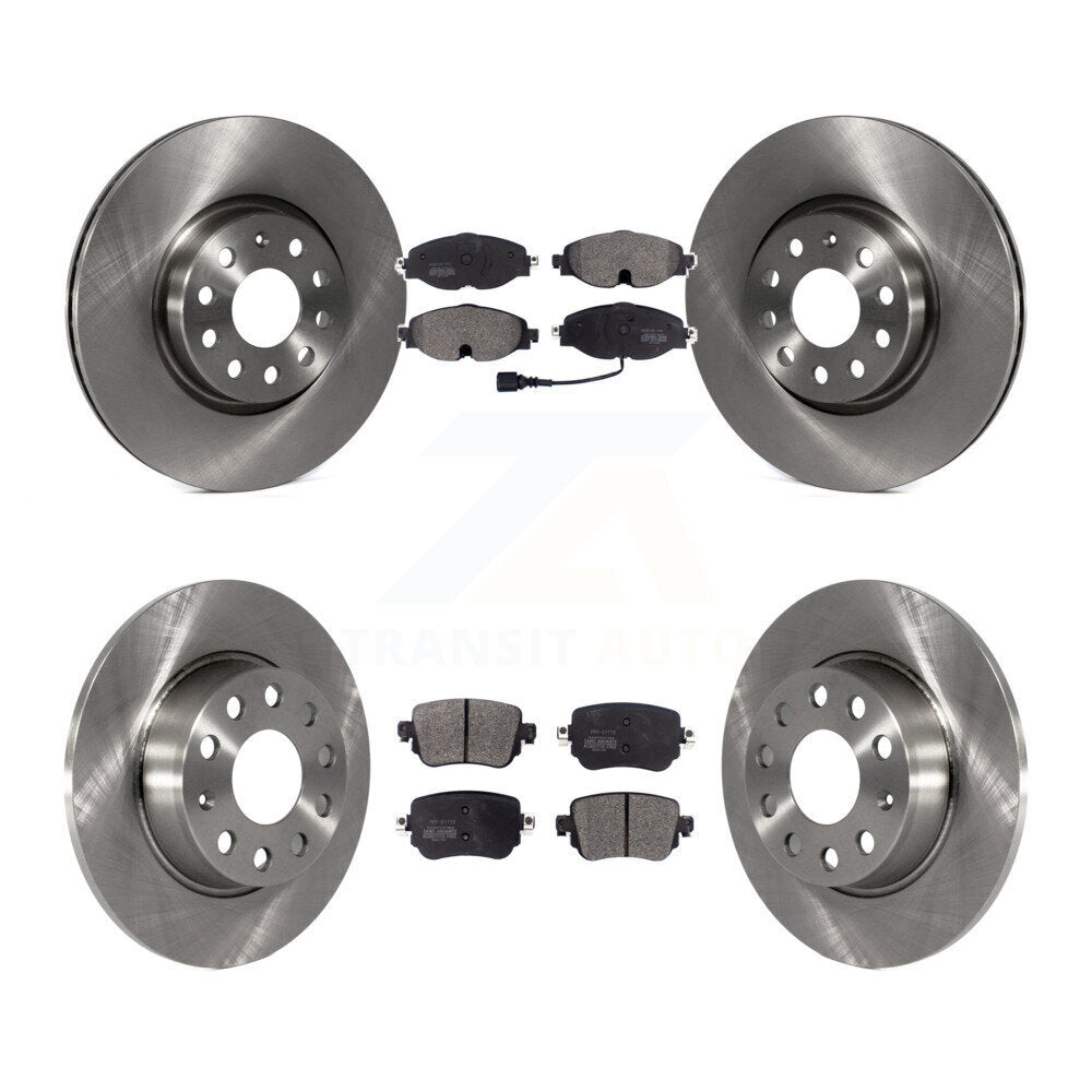 Transit Auto K8F-102567 Disc Brake Kit for 2015-2022 Volkswagen Passat, Volkswagen Golf Alltrack, Volkswagen Golf SportWagen & more - Front and Rear product image