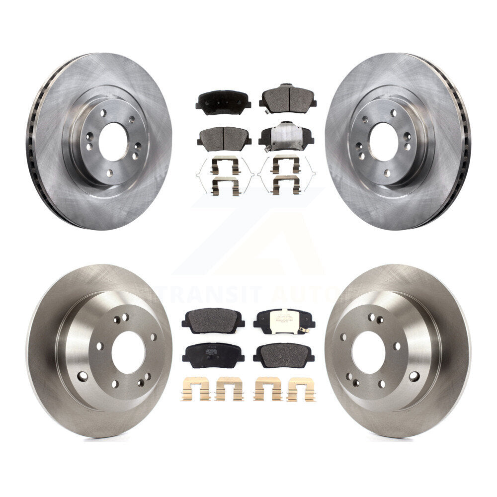 Transit Auto K8F-102580 Disc Brake Kit for 2016-2020 Hyundai Santa Fe Sport, Kia Sorento - Front and Rear product image