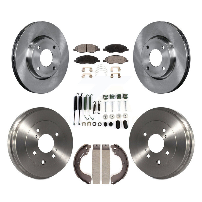 Transit Auto K8F-102590 Disc Brake Kit for 2008 Nissan Versa - Front and Rear product image