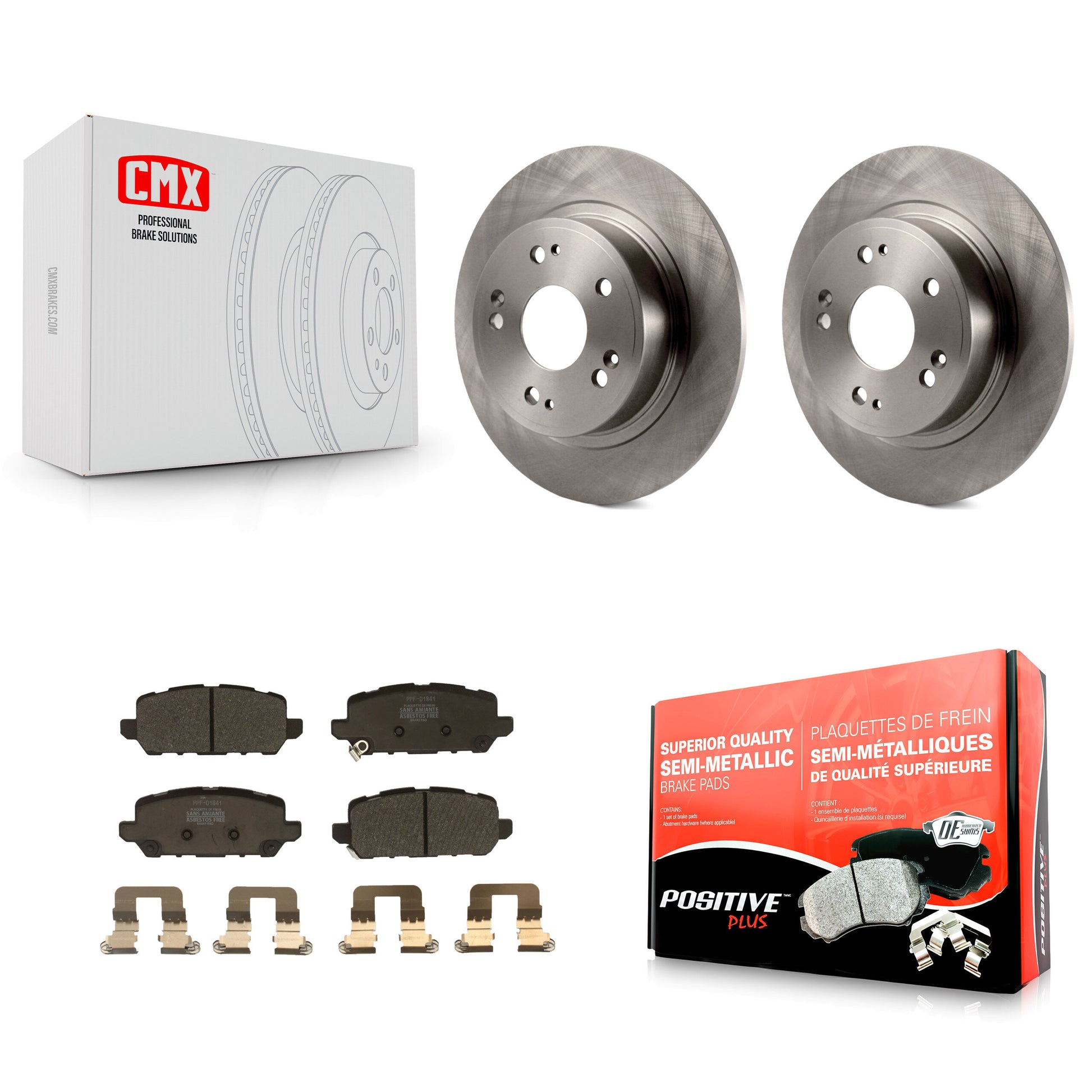 Transit Auto K8F-102597 Disc Brake Kit for 2016-2022 Honda HR-V - Rear product image