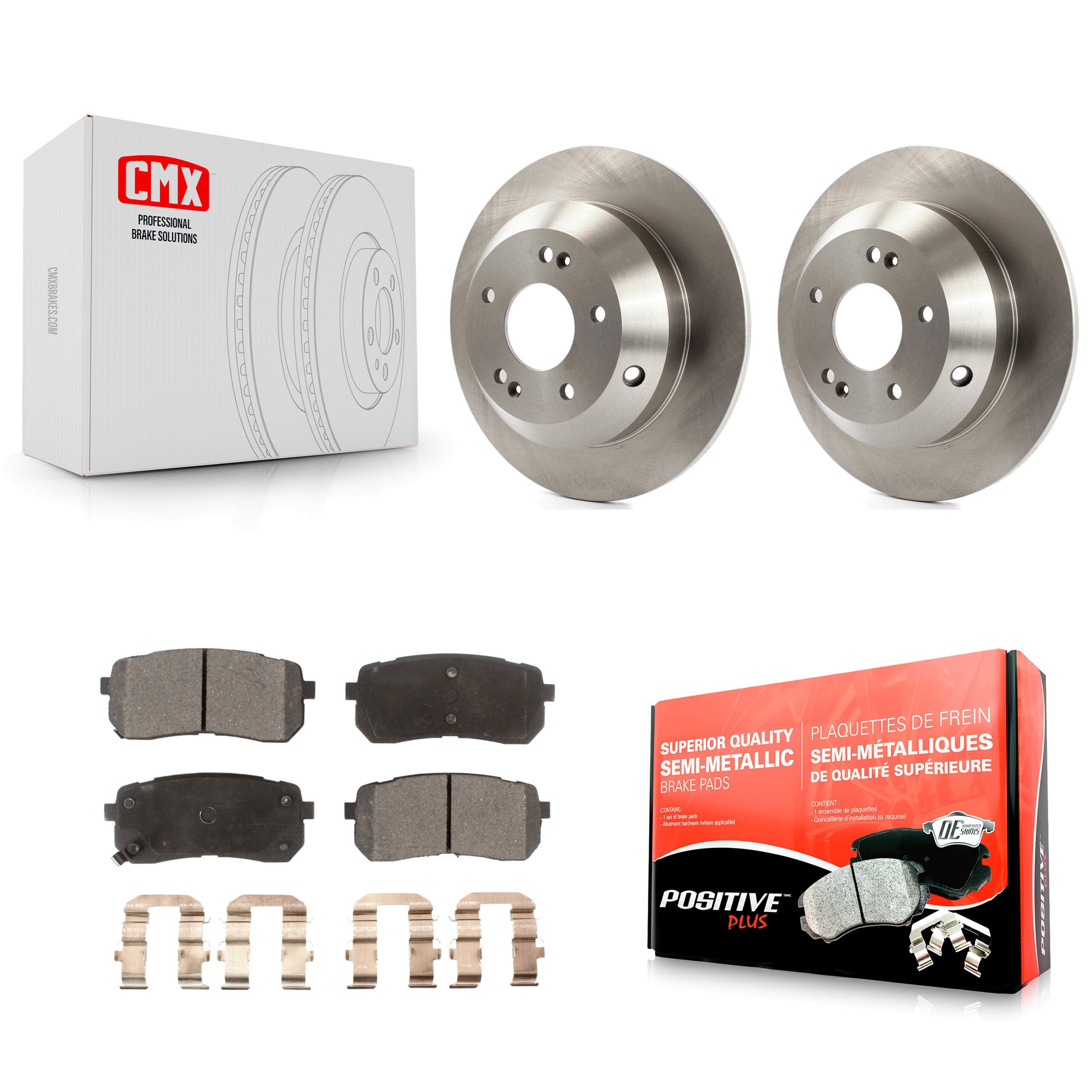 Transit Auto K8F-102601 Disc Brake Kit for 2015-2021 Kia Sedona - Rear product image