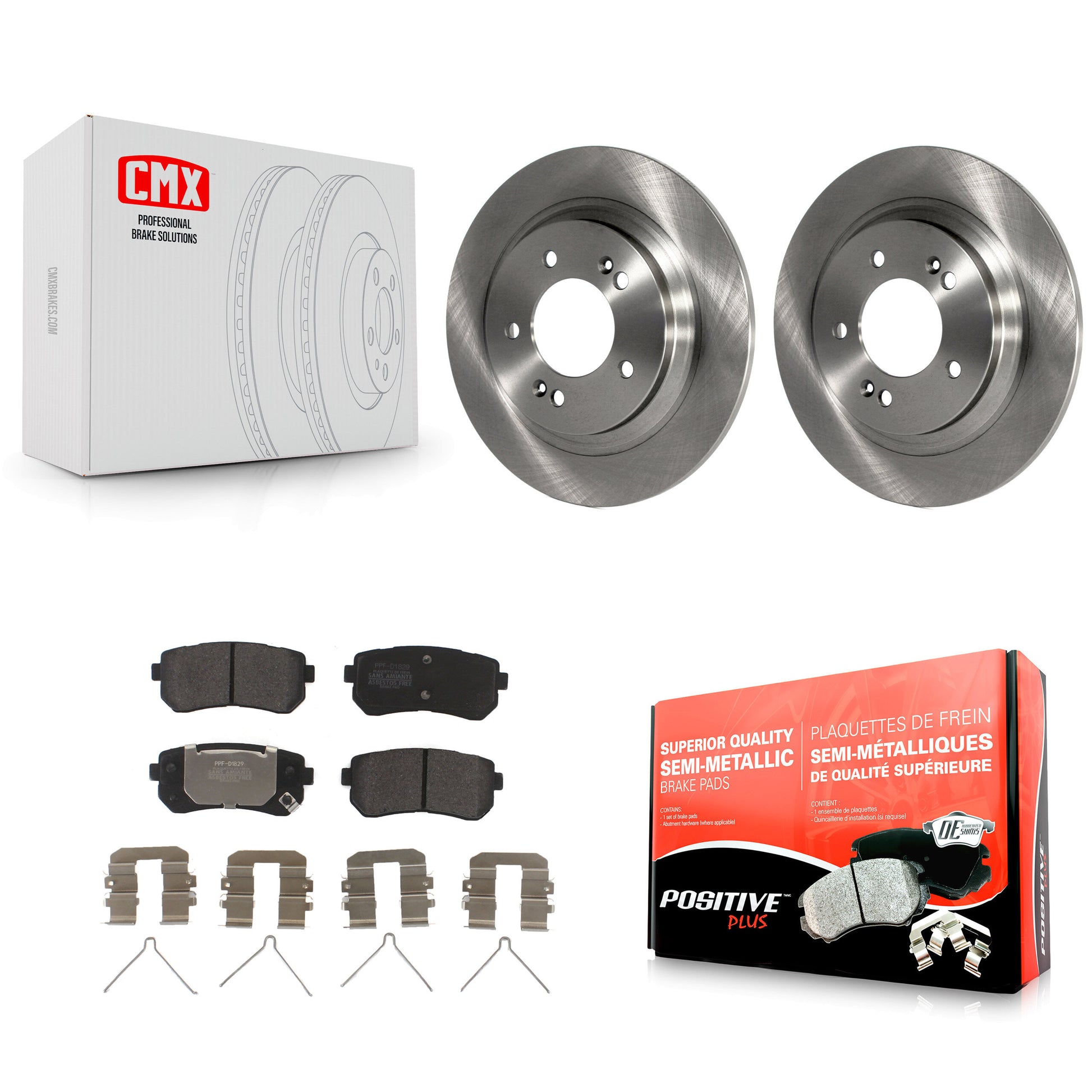 Transit Auto K8F-102608 Disc Brake Kit for 2016 Kia Optima - Rear product image