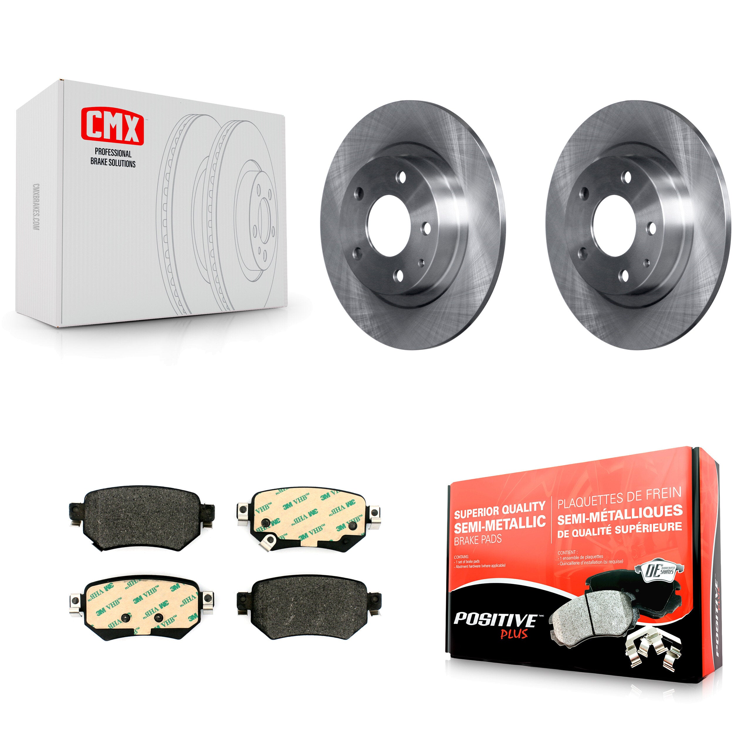 Transit Auto K8F-102614 Disc Brake Kit for 2016-2021 Mazda 6 - Rear product image