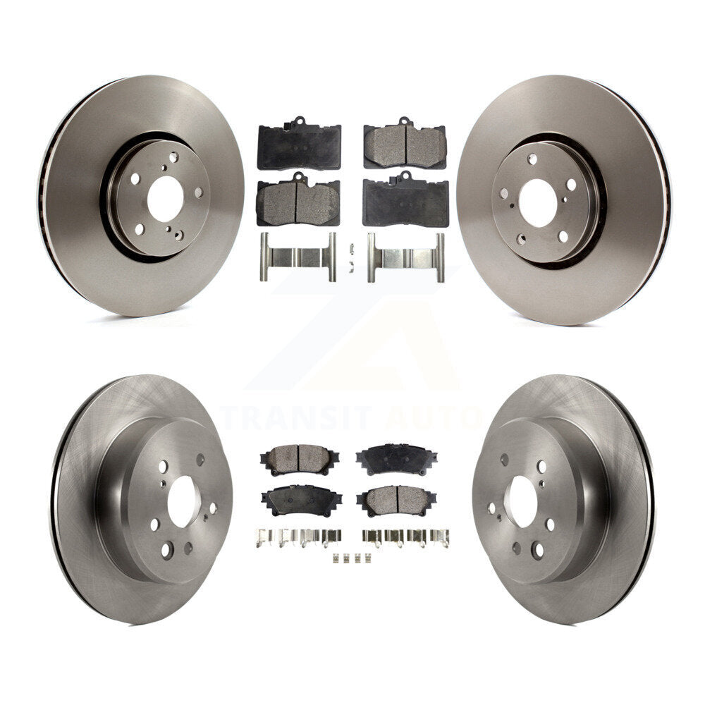 Transit Auto K8F-102622 Disc Brake Kit for 2014-2020 Lexus IS350, Lexus IS300, Lexus IS200t - Front and Rear product image