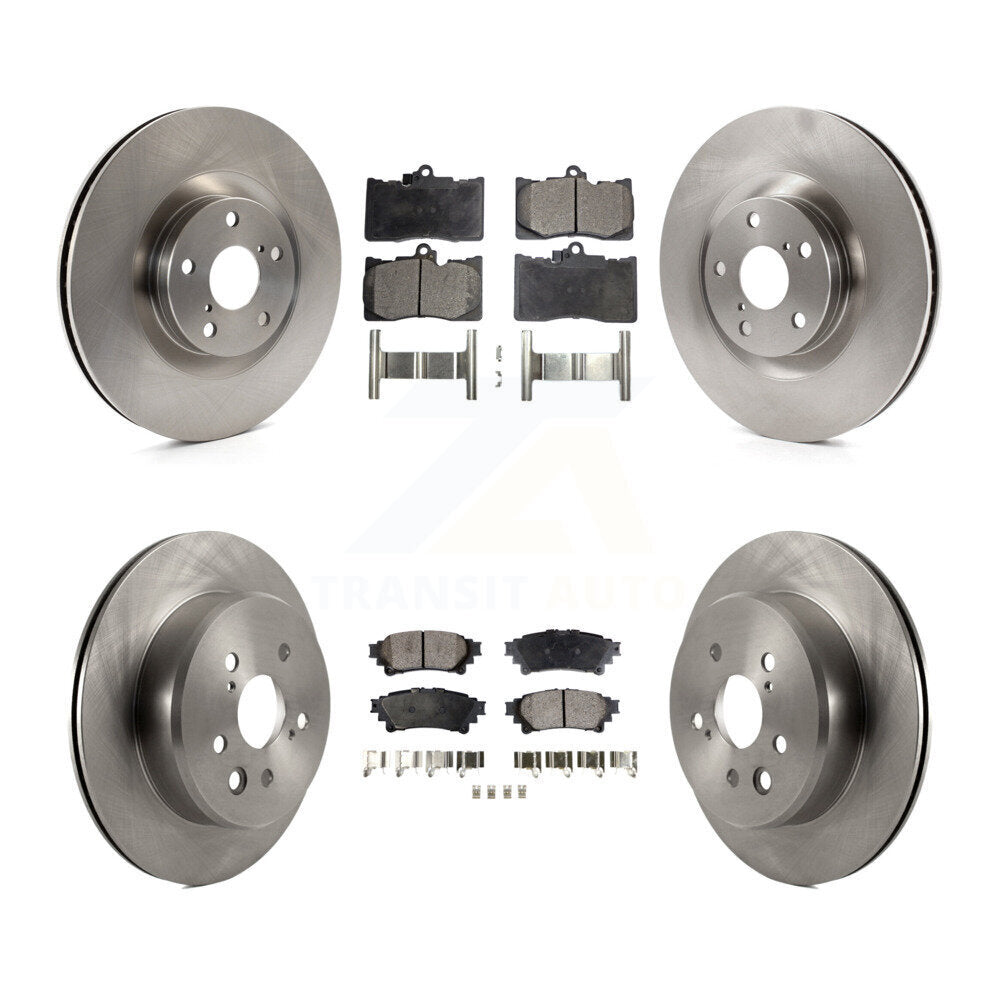 Transit Auto K8F-102624 Disc Brake Kit for 2013-2020 Lexus IS350, Lexus GS300, Lexus IS300 & more - Front and Rear product image