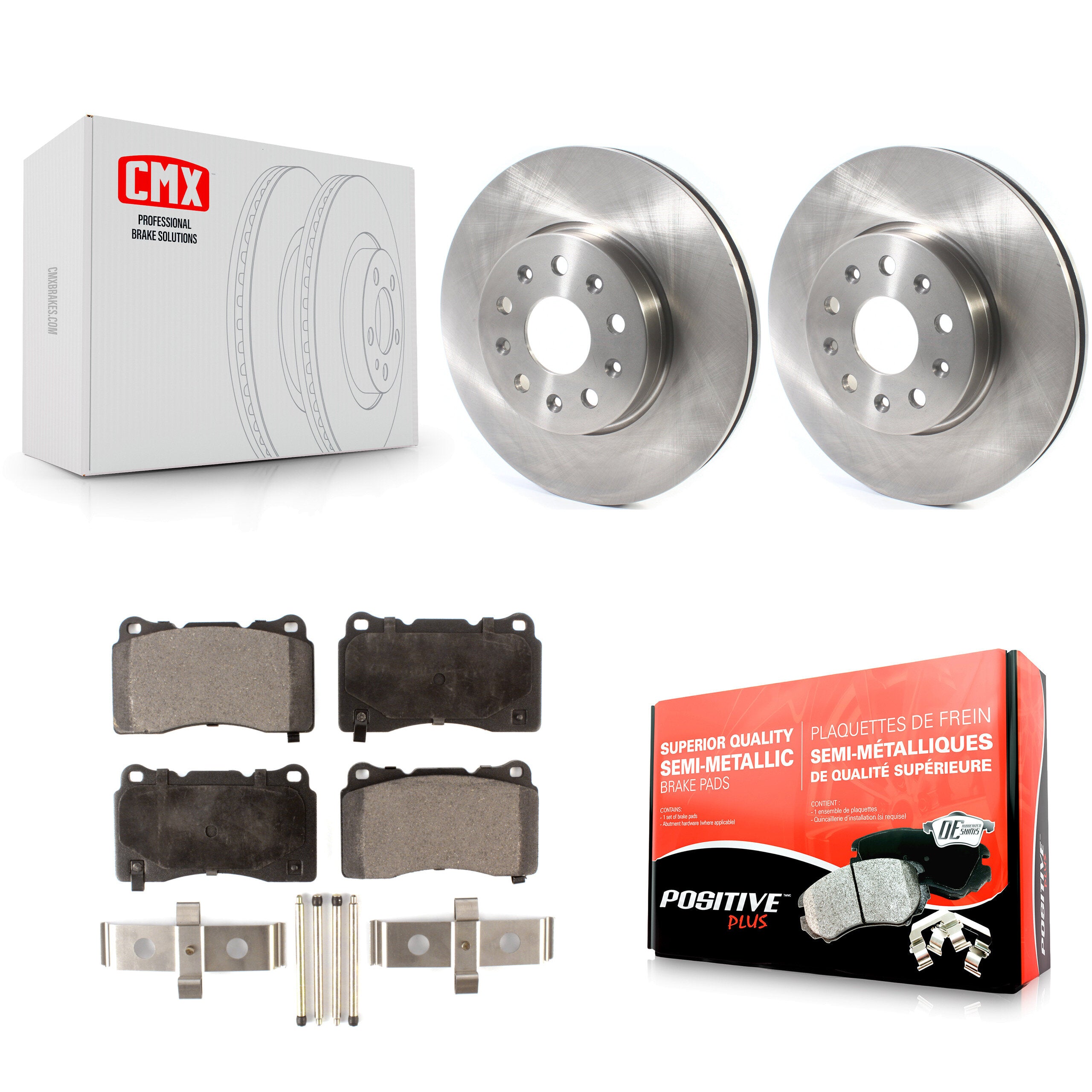 Transit Auto K8F-102642 Disc Brake Kit for 2014-2022 Chevrolet Camaro, Cadillac CTS, Cadillac CT6 - Front product image