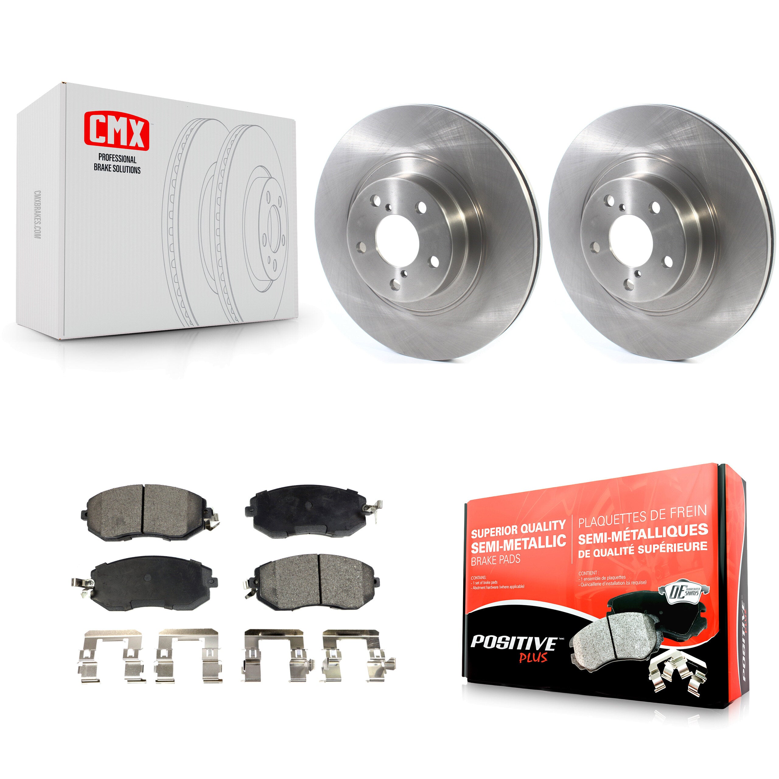 Transit Auto K8F-102659 Disc Brake Kit for 2011-2023 Subaru BRZ, Toyota GR86, Toyota 86 & more - Front product image