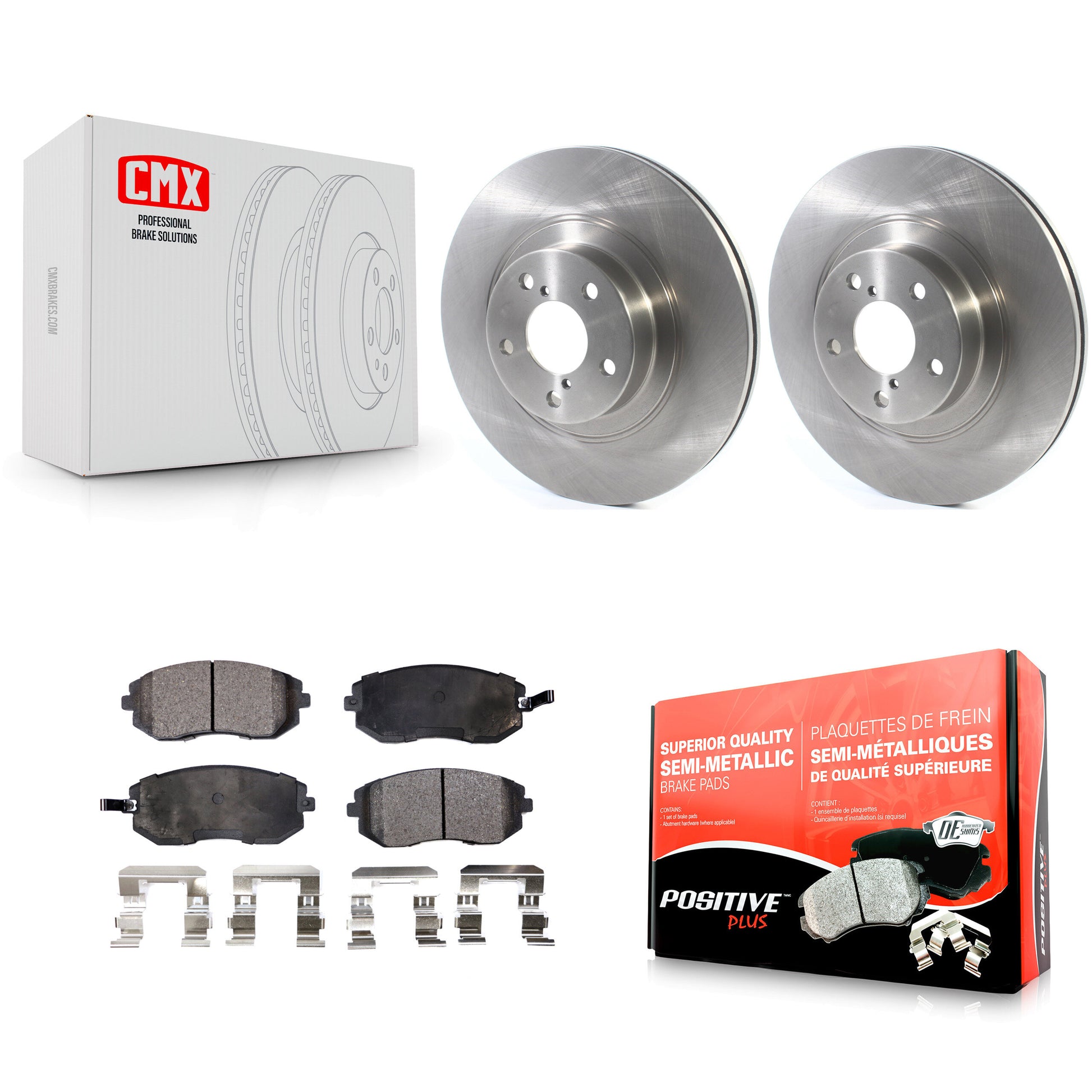Transit Auto K8F-102660 Disc Brake Kit for 2005-2013 Subaru WRX, Subaru Legacy, Subaru Impreza & more - Front product image