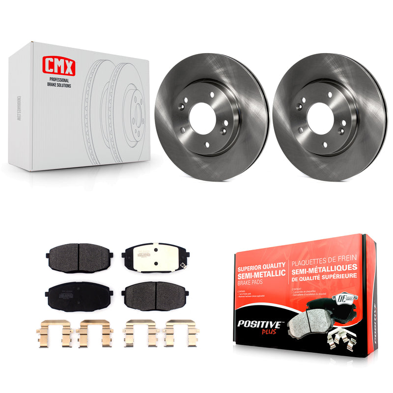 Transit Auto K8F-102662 Disc Brake Kit for 2014-2025 Hyundai Kona, Kia Seltos, Kia Forte & more - Front product image