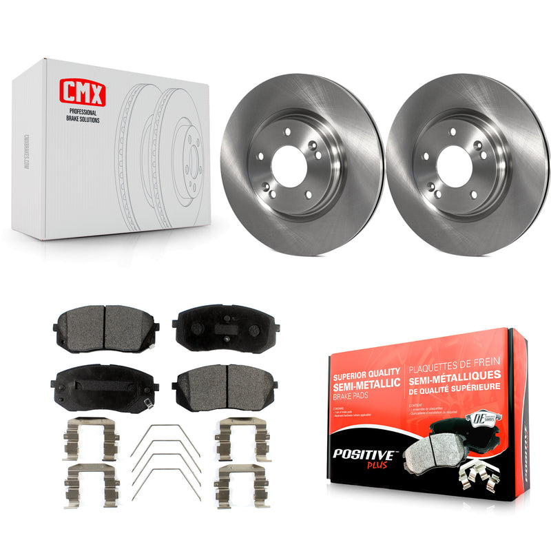 Transit Auto K8F-102671 Disc Brake Kit for 2018-2025 Hyundai Kona, Kia Seltos, Kia Forte5 & more - Front product image