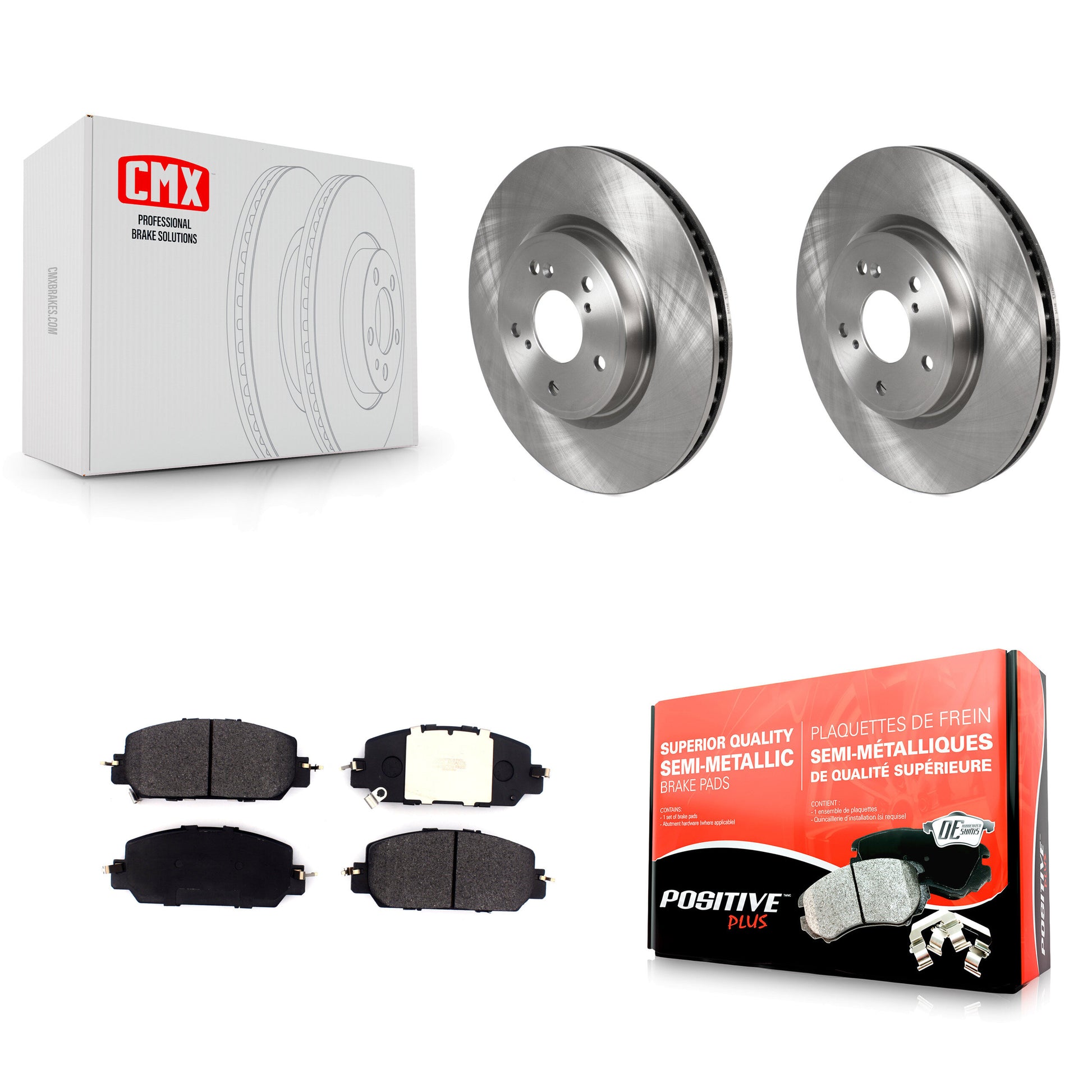 Transit Auto K8F-102681 Disc Brake Kit for 2017-2023 Honda HR-V, Honda CR-V - Front product image