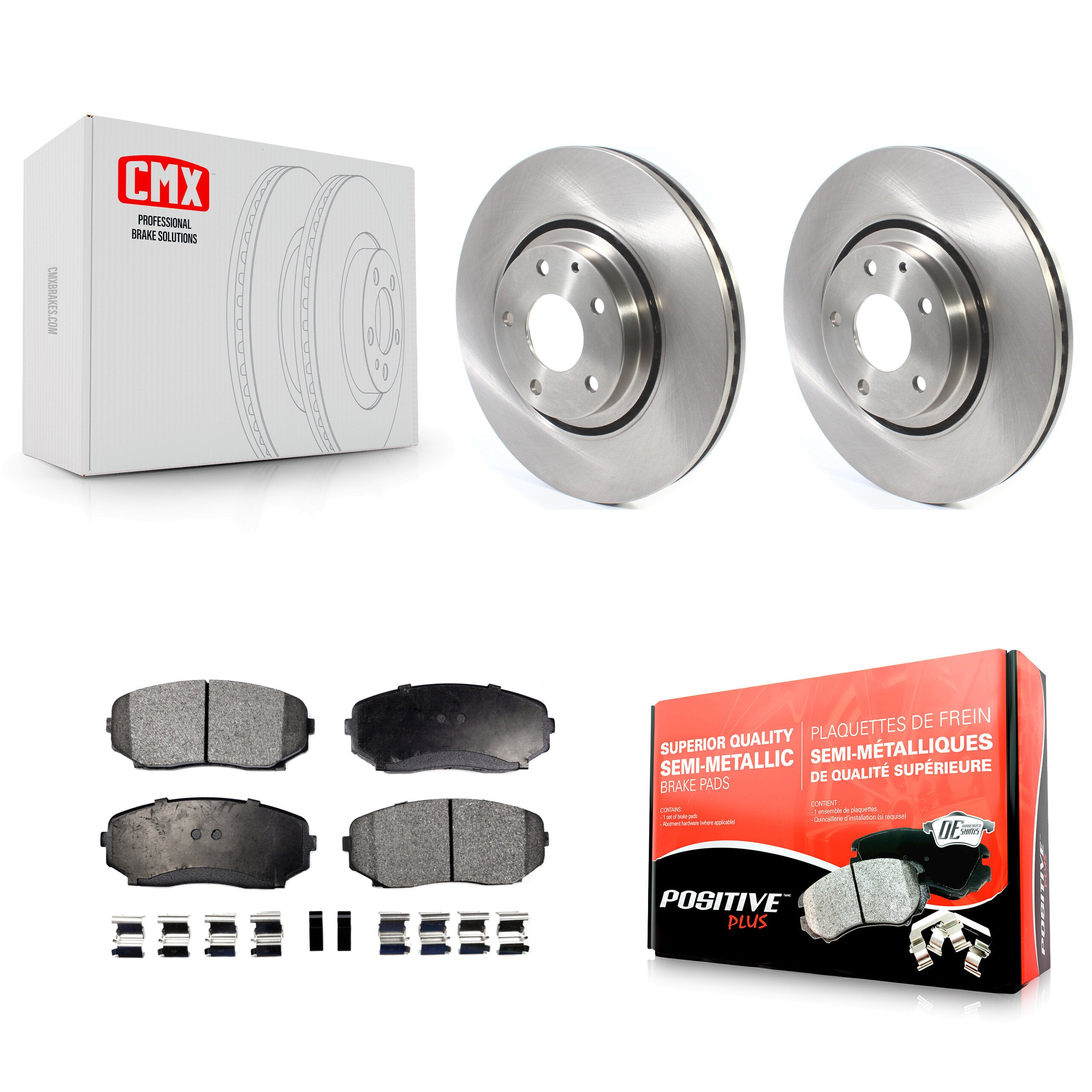 Transit Auto K8F-102682 Disc Brake Kit for 2016-2024 Mazda CX-5, Mazda CX-9 - Front product image