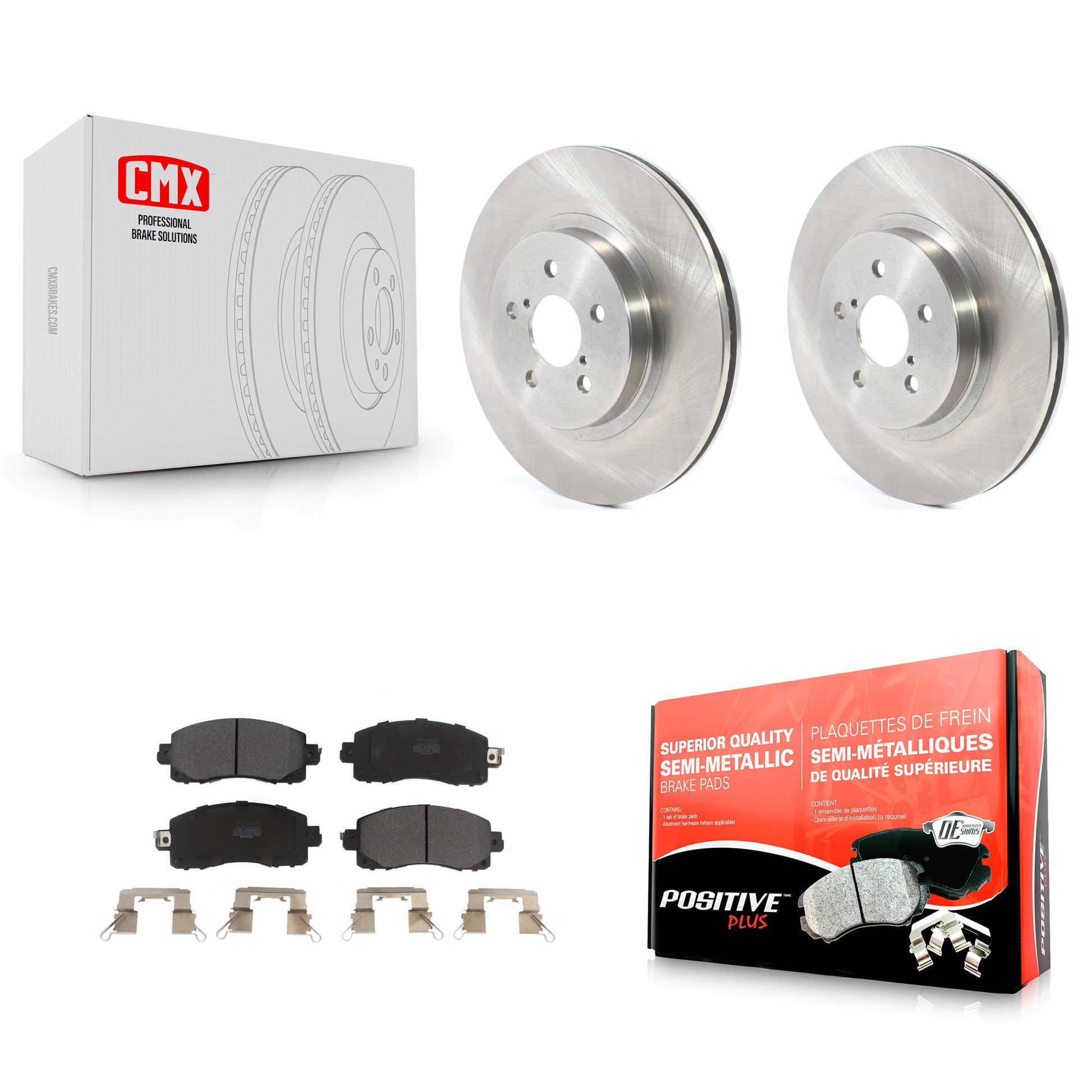 Transit Auto K8F-102685 Disc Brake Kit for 2017-2023 Subaru Crosstrek, Subaru Impreza - Front product image