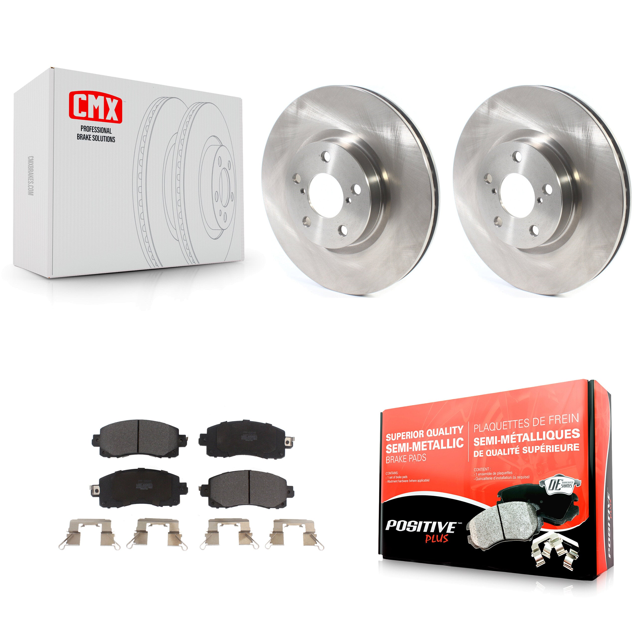Transit Auto K8F-102686 Disc Brake Kit for 2017-2023 Subaru Impreza - Front product image