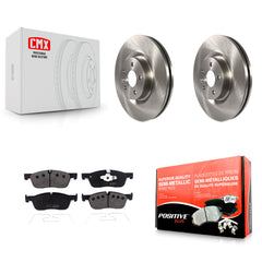Transit Auto K8F-102690 Disc Brake Kit for 2015-2019 Jaguar E-Pace, Land Rover Discovery Sport, Land Rover Range Rover Evoque - Front product image