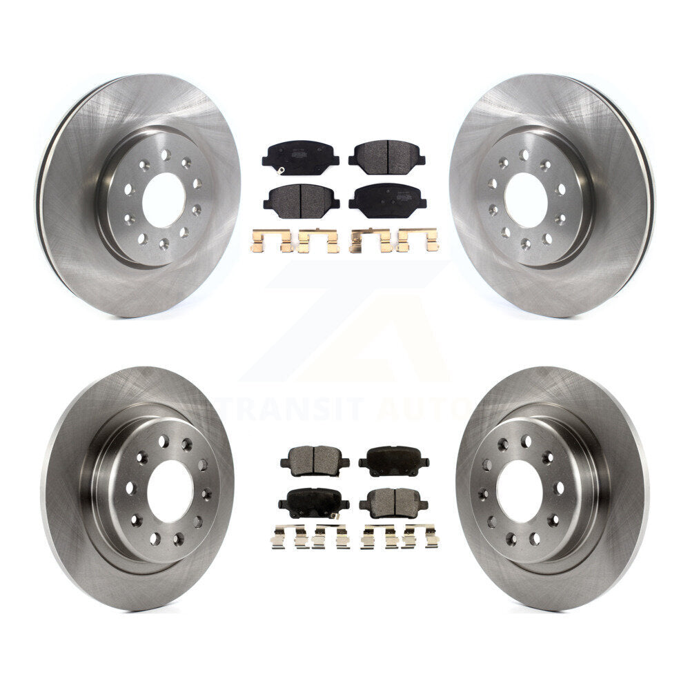 Transit Auto K8F-102705 Disc Brake Kit for 2017-2020 Buick Regal TourX, Chevrolet Equinox, GMC Terrain & more - Front and Rear product image