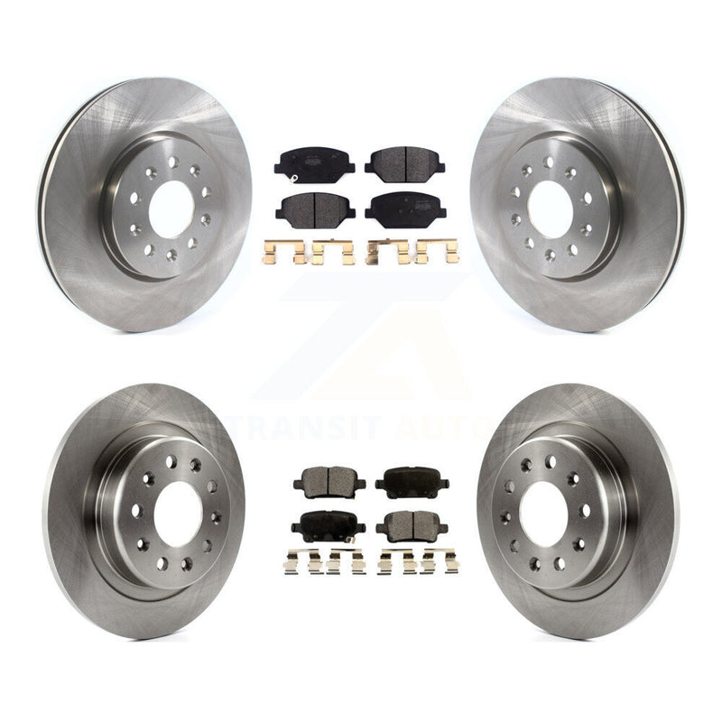 Transit Auto K8F-102705 Disc Brake Kit for 2017-2020 Buick Regal TourX, Chevrolet Equinox, GMC Terrain & more - Front and Rear product image