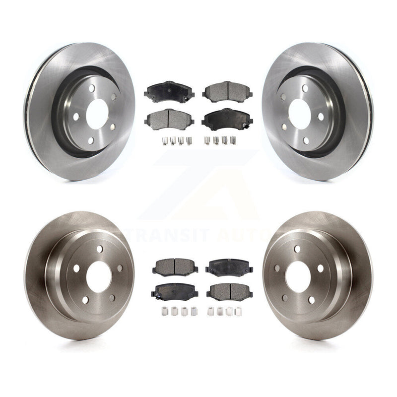 Transit Auto K8F-102714 Disc Brake Kit for 2013-2017 Jeep Wrangler - Front and Rear product image