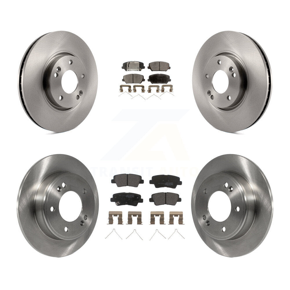 Transit Auto K8F-102725 Disc Brake Kit for 2016-2018 Kia Forte, Kia Forte5, Hyundai Veloster - Front and Rear product image