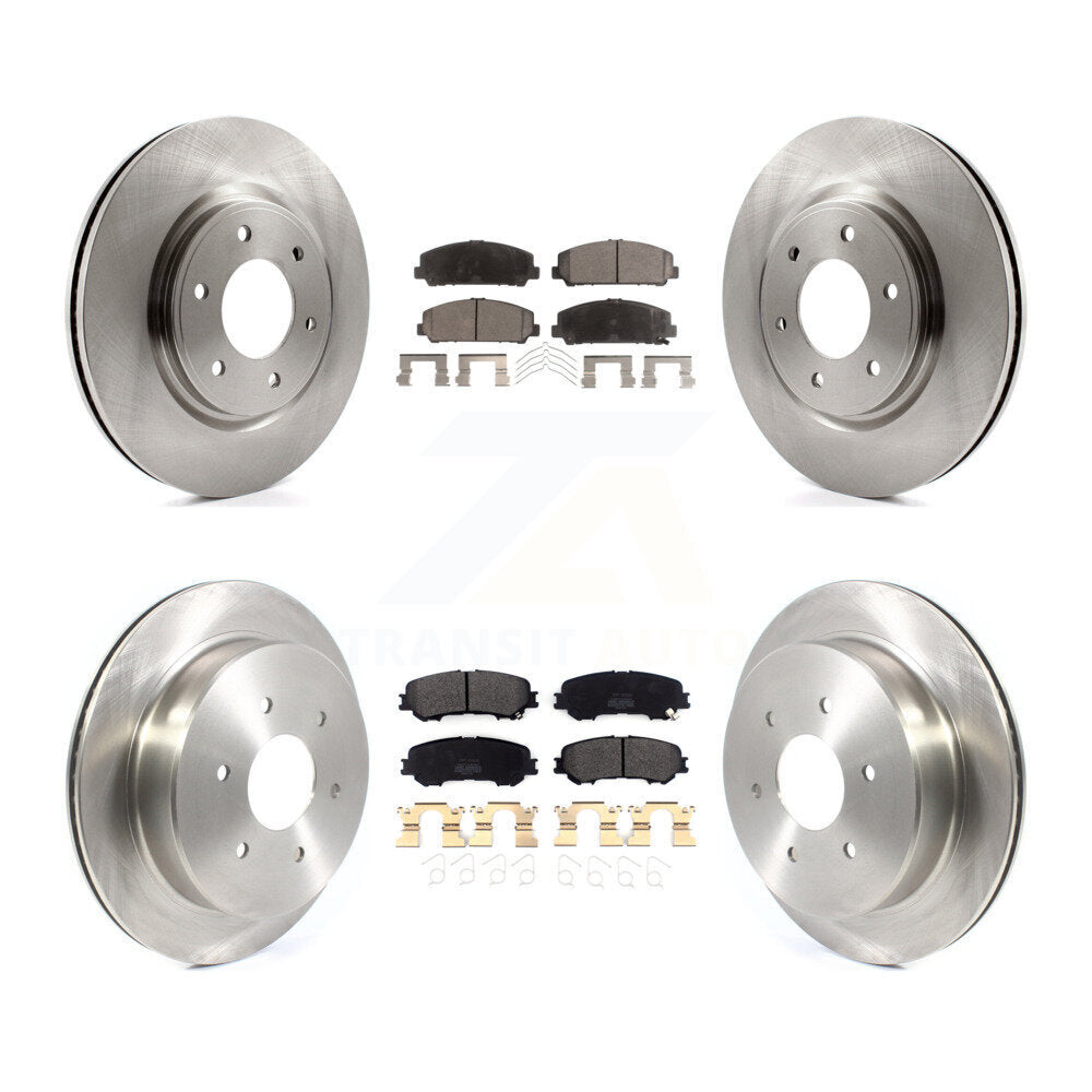 Transit Auto K8F-102729 Disc Brake Kit for 2017-2023 Nissan TITAN - Front and Rear product image