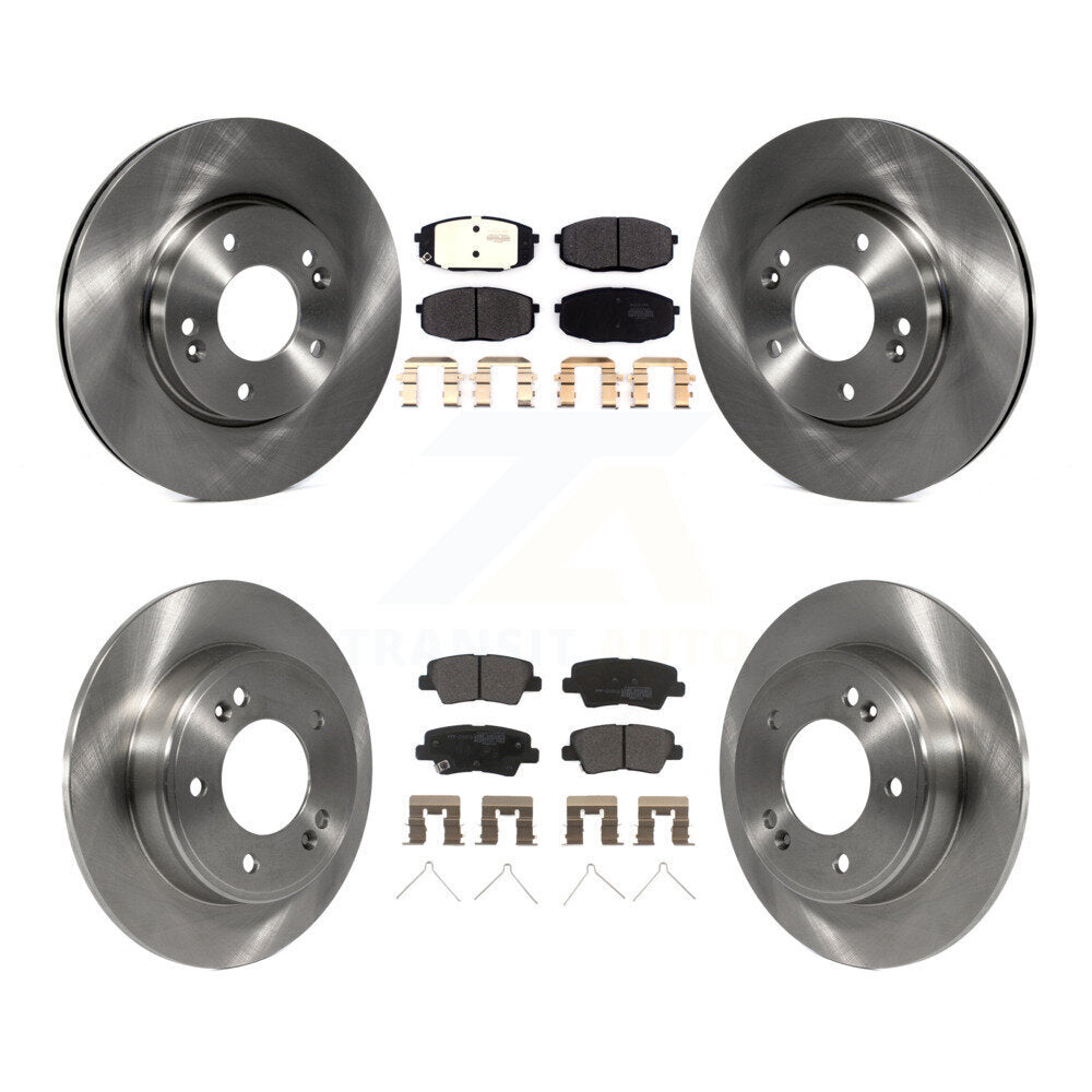Transit Auto K8F-102732 Disc Brake Kit for 2017-2023 Kia Forte, Hyundai Kona, Hyundai Elantra GT & more - Front and Rear product image