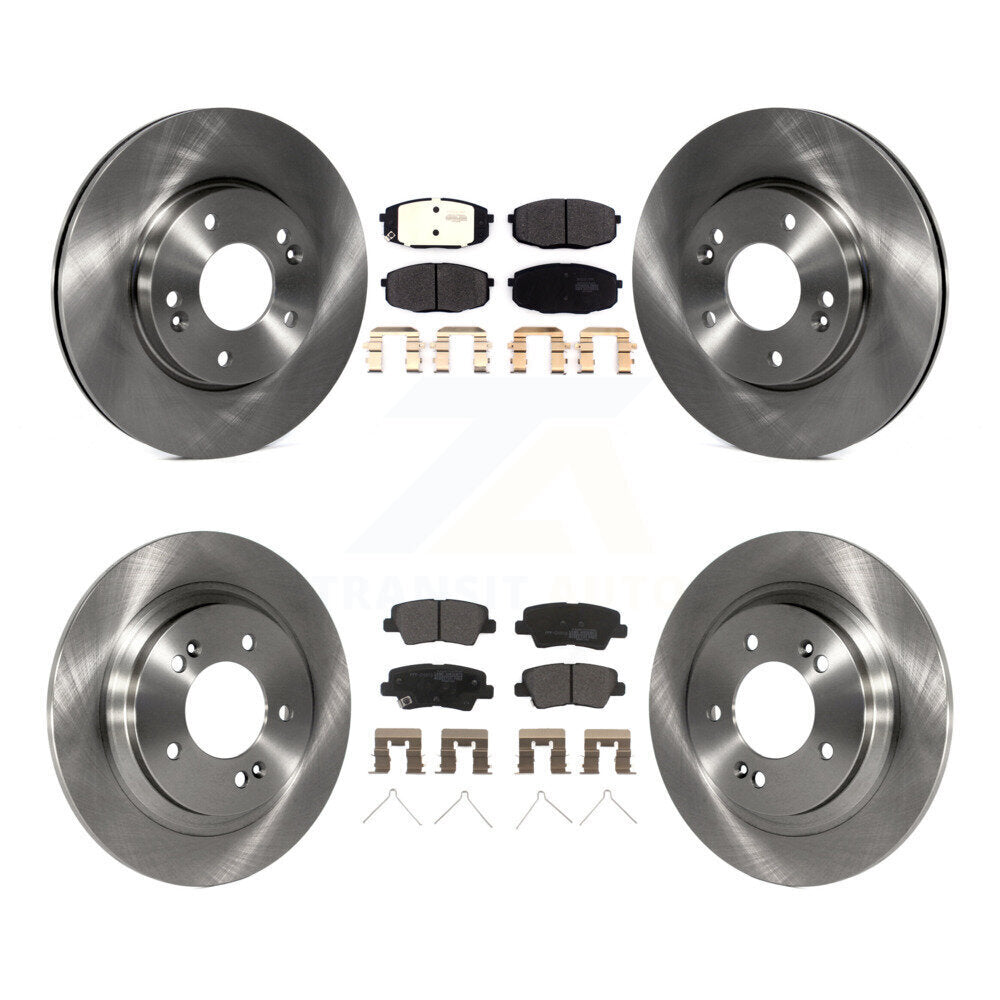Transit Auto K8F-102733 Disc Brake Kit for 2018-2022 Kia Forte5, Hyundai Elantra GT - Front and Rear product image