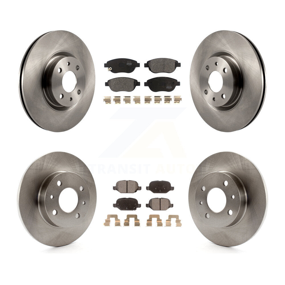 Transit Auto K8F-102743 Disc Brake Kit for 2012-2013 Fiat 500 - Front and Rear product image