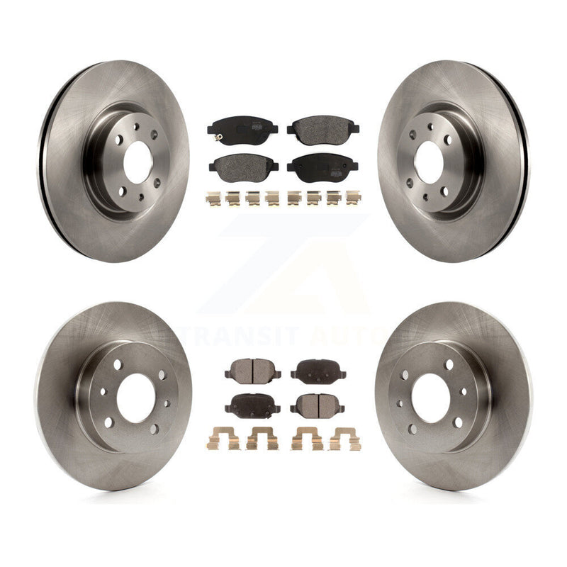 Transit Auto K8F-102743 Disc Brake Kit for 2012-2013 Fiat 500 - Front and Rear product image