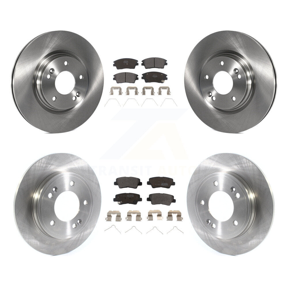 Transit Auto K8F-102750 Disc Brake Kit for 2017-2020 Hyundai Elantra - Front and Rear product image