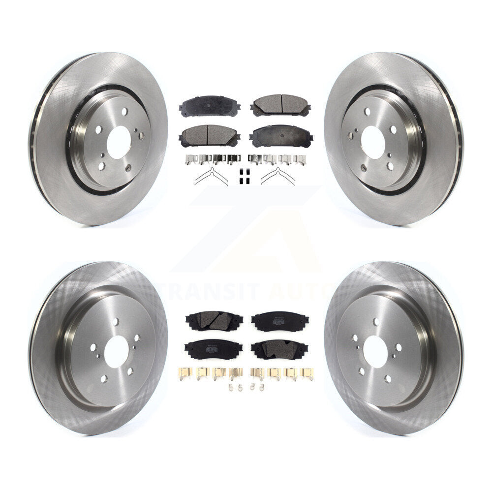 Transit Auto K8F-102756 Disc Brake Kit for 2016-2022 Lexus RX350, Lexus RX350L, Lexus RX450hL & more - Front and Rear product image