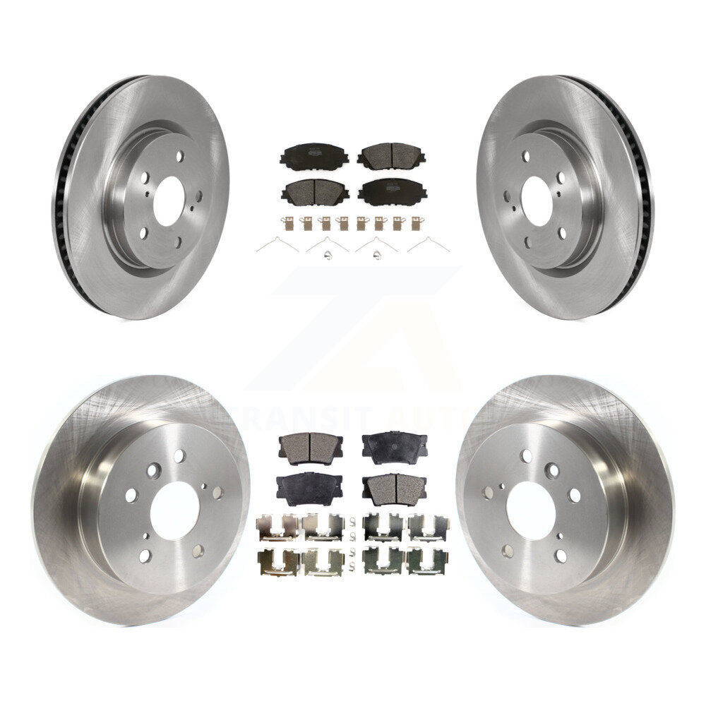 Transit Auto K8F-102768 Disc Brake Kit for 2018-2024 Toyota Camry - Front and Rear product image