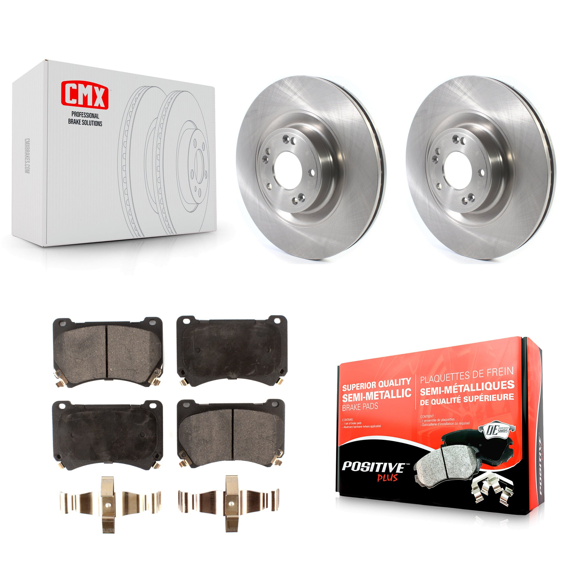 Transit Auto K8F-102835 Disc Brake Kit for 2011-2014 Hyundai Genesis, Hyundai Equus - Front product image