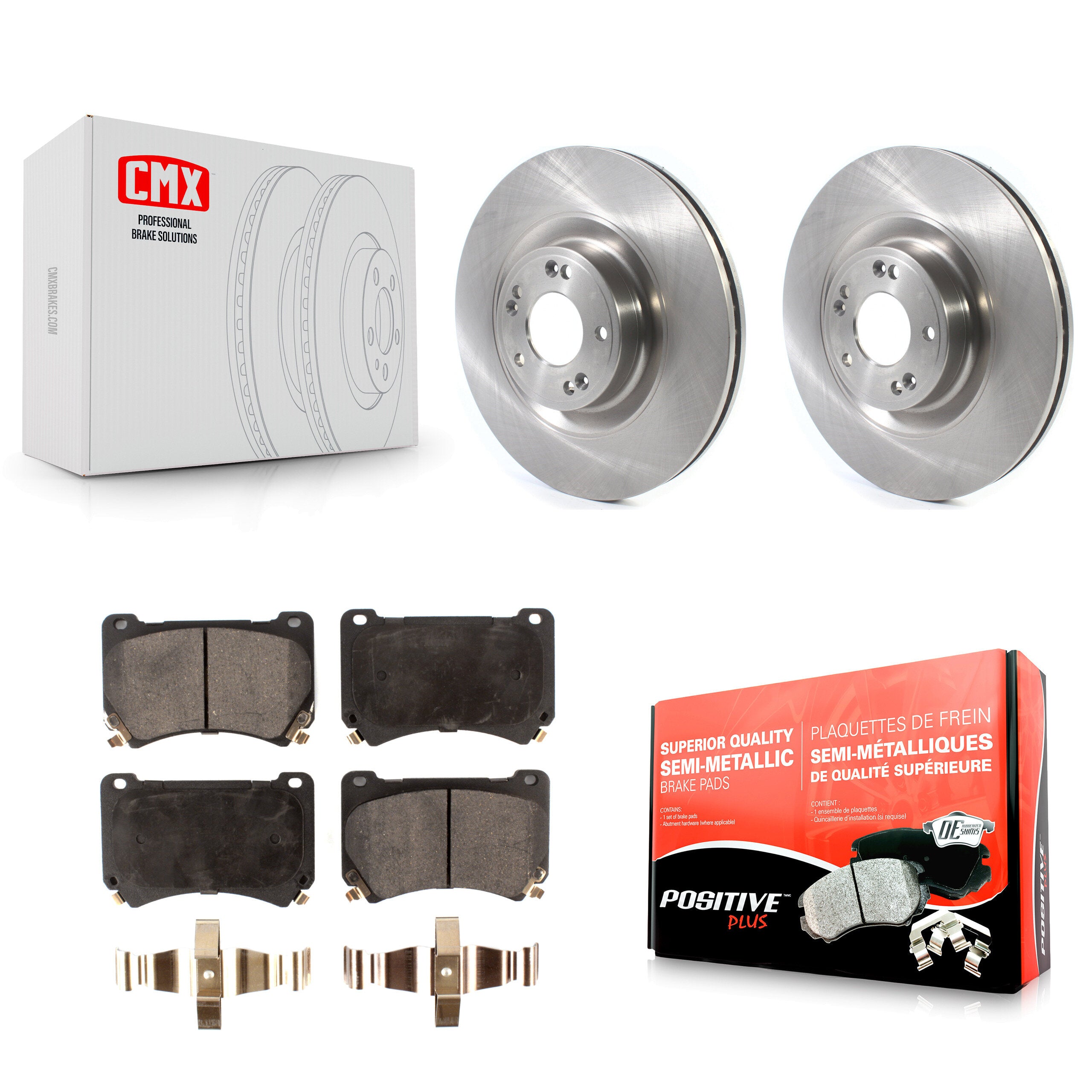 Transit Auto K8F-102835 Disc Brake Kit for 2011-2014 Hyundai Genesis, Hyundai Equus - Front product image
