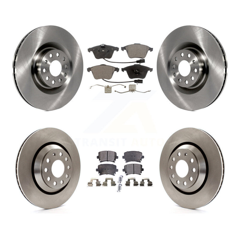 Transit Auto K8F-102844 Disc Brake Kit for 2006-2013 Volkswagen CC, Volkswagen Golf R, Volkswagen Passat CC & more - Front and Rear product image