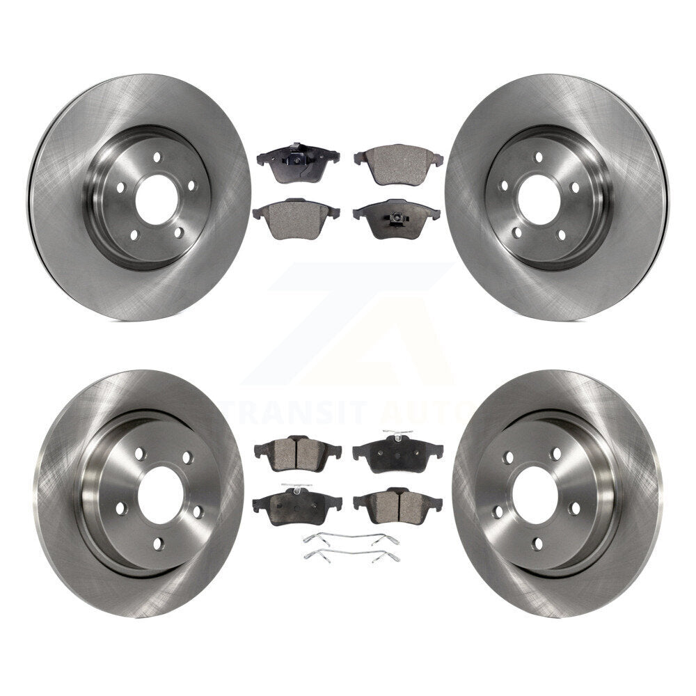Transit Auto K8F-102846 Disc Brake Kit for 2004-2013 Volvo C70, Volvo S40, Volvo V50 - Front and Rear product image