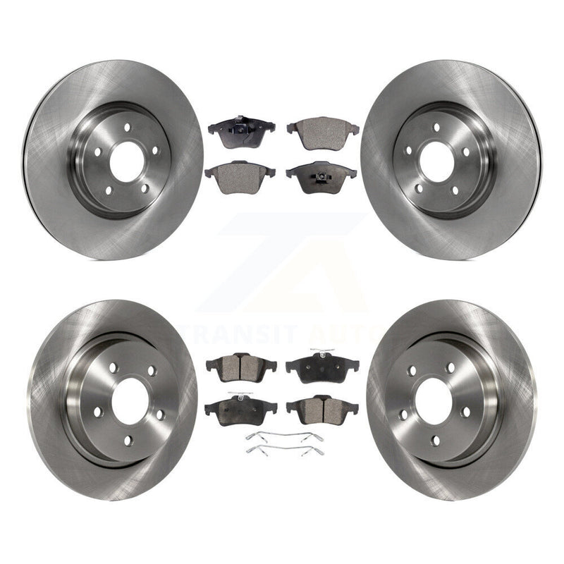 Transit Auto K8F-102846 Disc Brake Kit for 2004-2013 Volvo C70, Volvo S40, Volvo V50 - Front and Rear product image