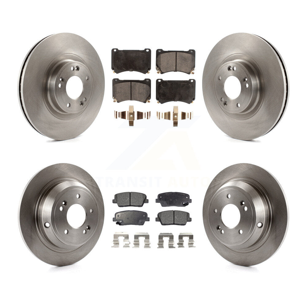 Transit Auto K8F-102848 Disc Brake Kit for 2009-2010 Hyundai Genesis - Front and Rear product image