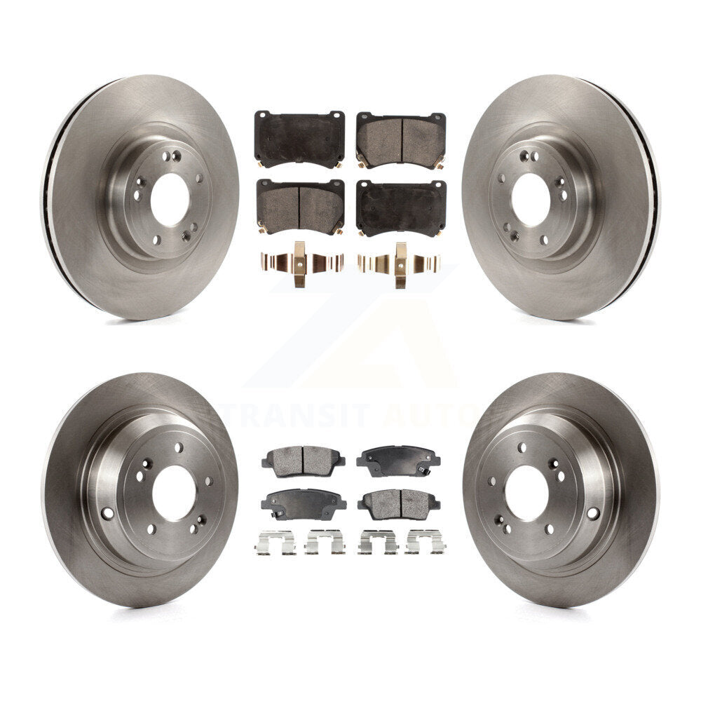 Transit Auto K8F-102849 Disc Brake Kit for 2010-2014 Hyundai Genesis - Front and Rear product image