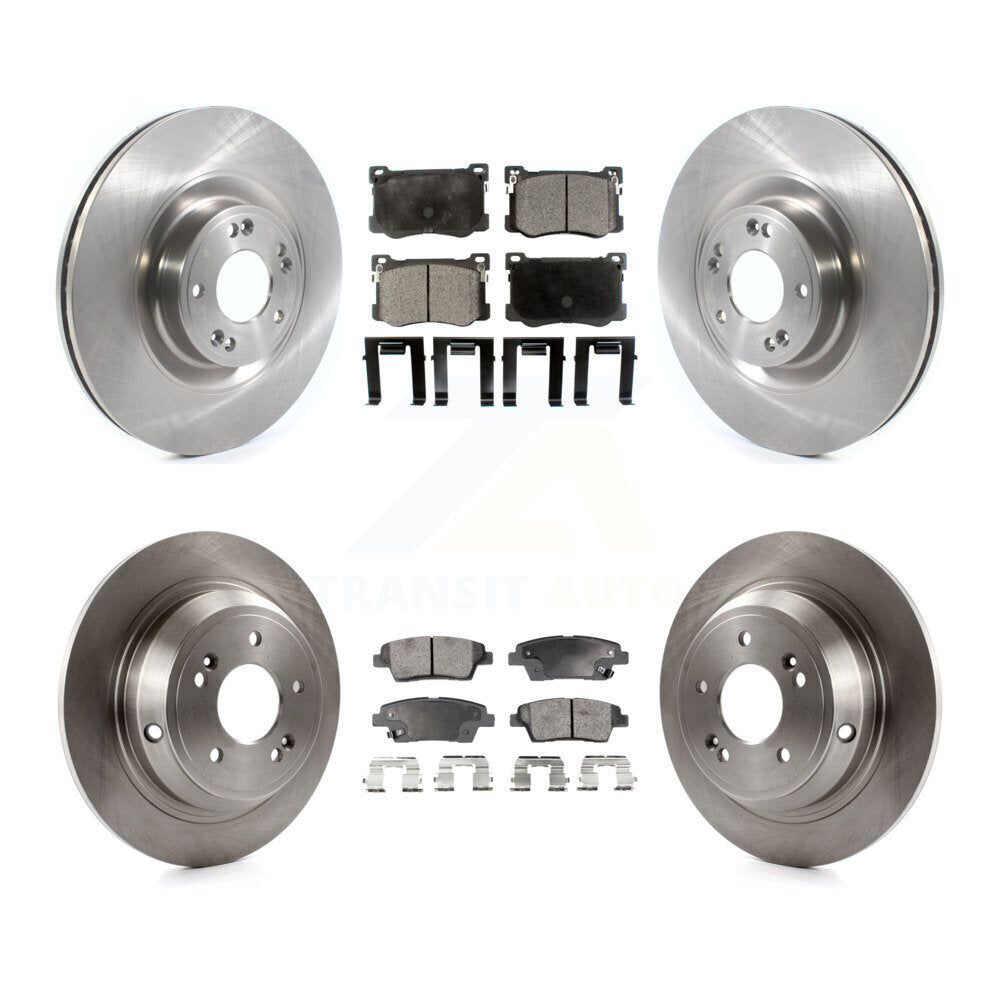 Transit Auto K8F-102852 Disc Brake Kit for 2015-2017 Genesis G80, Kia K900, Hyundai Genesis - Front and Rear product image