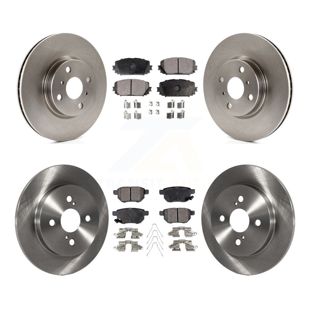 Transit Auto K8F-102854 Disc Brake Kit for 2012-2018 Toyota Yaris - Front and Rear product image